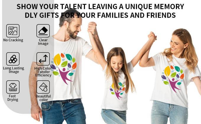 A4 / A3 DTF-Druckerfilm Kaltschälen 75U Dicke PET-Freigabefilm Nichtklebend 0