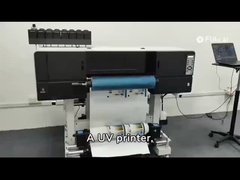 Doppel-Druckkopf-Direct-to-Film-UV-Drucker mit kontinuierlichem Tintensystem AB Filmmedien