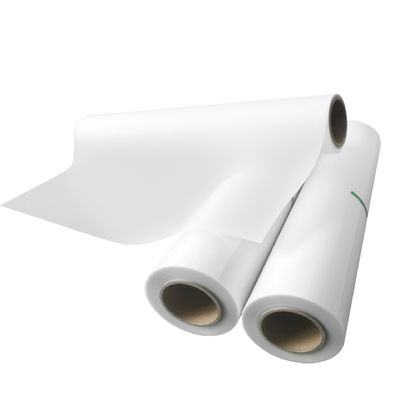 DTF-Transferfilmrolle 60cm*100m Doppelseitig Matte Clear PreTreat PET Wärmeübertragungspapier Kalte und heiße Peeling