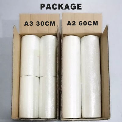 Wasserdichtes DTF-Film 30CM*100M Doppelseitiges Matte Weißfarbendruckfilm für natürliche und weiche Farben