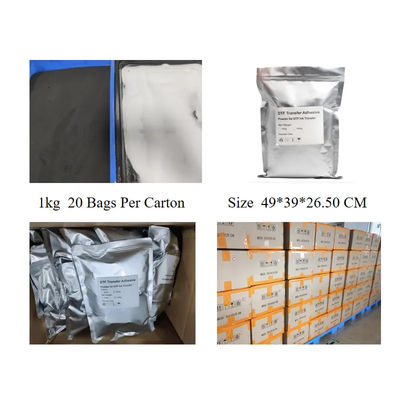 1 kg DTF-Transferpulver Weißes, heiß schmelzendes Klebstoffpulver mit DTF-Transferfolie