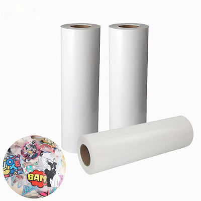 4 - 5 Schichten PET Weiß/transparente DTF-Druckfolie Matte Oberfläche für schnelles Drucken