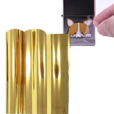 60cmx100m Durchsichtige UV-Film Gold Silber Weiß Ab Pet Film Druck Dtf UV Pet Film
