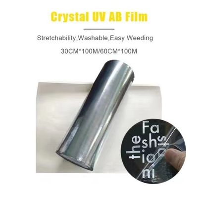 Gold Silber UV DTF Transfer Film Weiß Transparent Ab Pet Film für Mobiltelefongehäuse
