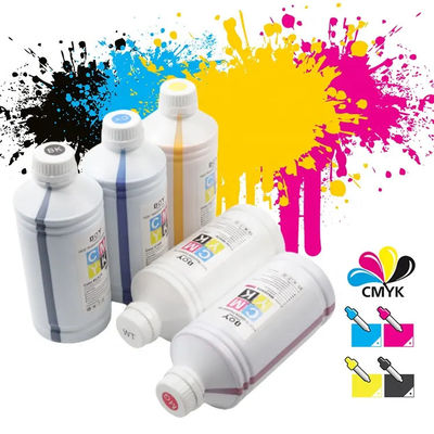 CMYKW 5 Farben auf Wasserbasis DTF Pigment Tinte 1000ML Für XP600 I1600 I3200 Drucker