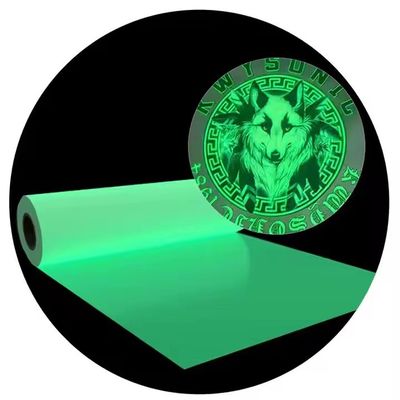 PET Glow In The Dark Wärmeübertragung Druckfilm Digitales Heißdrucken für Kleidung