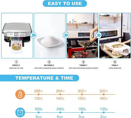 Wasserabweisend, DTF-Pulver für Sublimationsdrucker und -Tinten