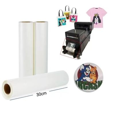 Finden Sie das perfekte matte DTF Druckmaterial 30cm 60cm DTF Transfer Pet Film Roll Papier Single Film Roll Dtf Pet Film