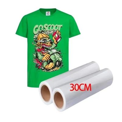 DTF-Film mit Doppel-Einseitiger DTF-Spitzenfilm 30CM 33CM 60CM*100M Rollen Wärmeübertragung 75Micron Heißkalt Peeling DTF-Film