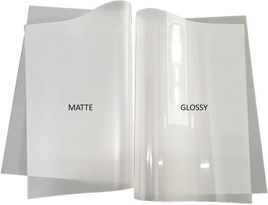 30cm*100m 75U Dicke Freisetzung Pet Film Roll Doppelseitiges Kaltes Peelen Heißes Peelen Heißes durchsichtiges Film 30cm für T-Shirt DTF