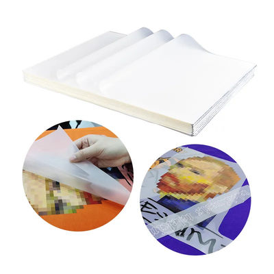 Hot Peel Transparent 60 cm Matte Doppelseitig Tintabgas Weiß A3 Pet Dtf Wärmeübertragung Film Roll für Kleidung