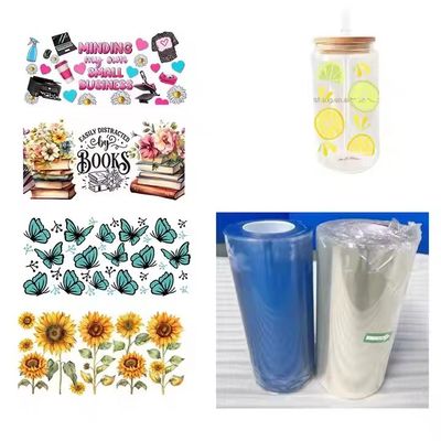 Uvdtf Transfers UV-Film-behandelte Kunststoffstoffe Lieferant Ab UV-Dtf Drucker Film Aufkleber Perle Metall Pet Dtf Film