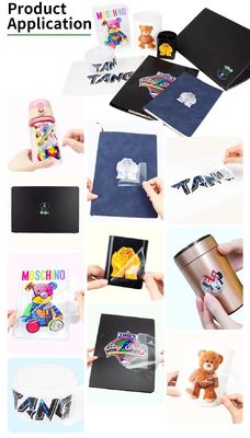 Uvdtf Transfers UV-Film-behandelte Kunststoffstoffe Lieferant Ab UV-Dtf Drucker Film Aufkleber Perle Metall Pet Dtf Film