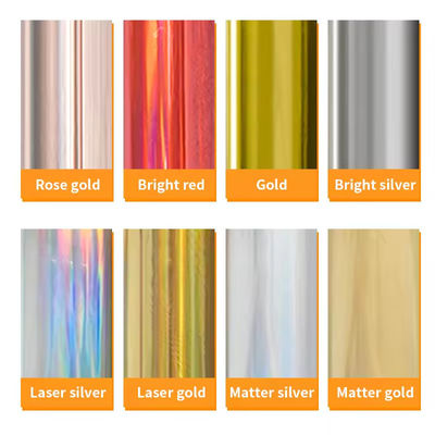 30 cm UV DTF Warmdruckfolie Holographische Folie HTV Wärmeübertragung Folie Gold Silber für harte Oberfläche
