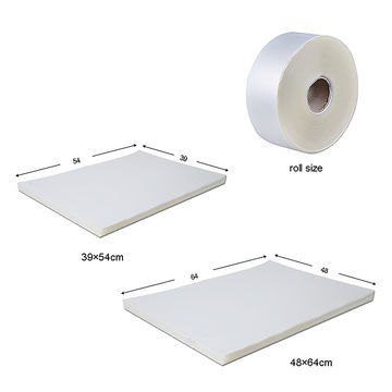 48*64cm Wasserfarbe PET Offset-Druckfilm Chemische Beständigkeit 75mic PET-Freigabefilm