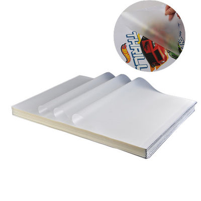 Wasserbasierte Tinte glänzende 75mic PET Kalt / Heiß Peeling Offset-Druckfilm
