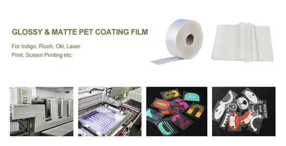48*64cm Wasserfarbe PET Offset-Druckfilm Chemische Beständigkeit 75mic PET-Freigabefilm