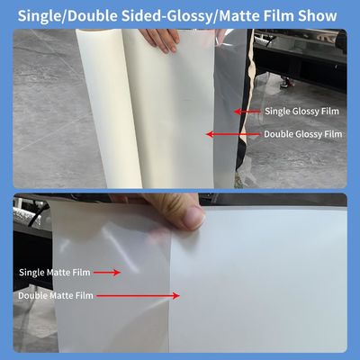 60cm*100m 75 Mikron Glanz/Matte Finish Digitales DTF-Filmdruck mit Dehnbarkeit