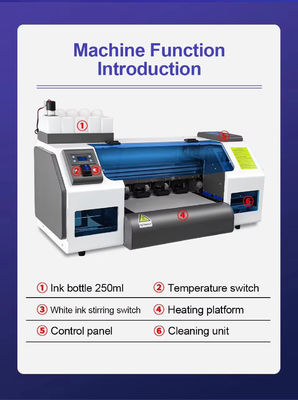 6Pass 4m/h DTF-Drucker mit Pulvershaker und Maintop 6.1 Software
