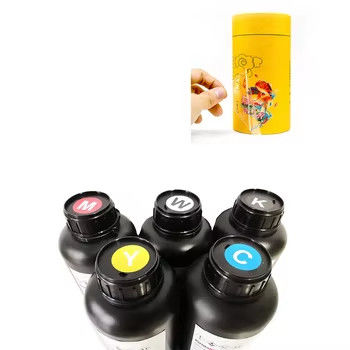 UV-Hard Soft Ink CMYKW Farbe für XP600 TX800 Dx5 Dx7 Druckkopf 500ML