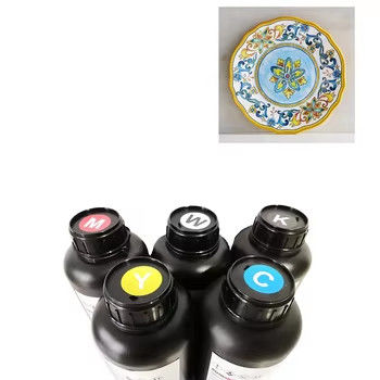 CMYKW V UV-Licht-Härmungsmethode LED-Tinte Kompatibel mit DX5 DX7 XP600 TX800 Druckköpfen