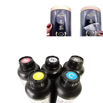 1L Kapazität Flexible LED-UV-Tinte für Silikon-PVC und UV-Tinte aus Leder für Epson-Drucker