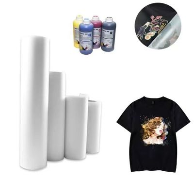 75 Mikron Matte Instant Hot Peel 60cm*100m DTF gedruckte Rollfilm für T-Shirt