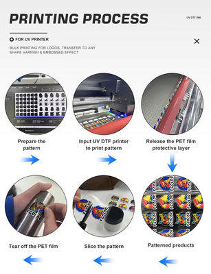 1L Kapazität Flexible LED-UV-Tinte für Silikon-PVC und UV-Tinte aus Leder für Epson-Drucker