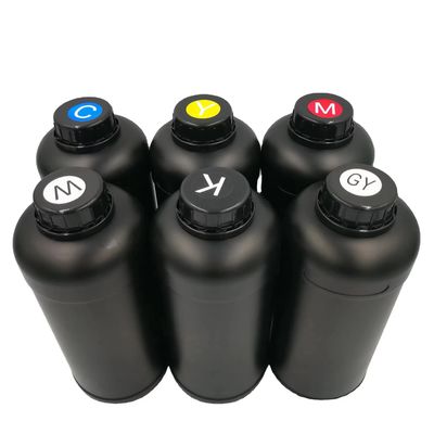 UV-Tinte CMYK+V für Epson dx7/dx5/dx4 Druckkopf 1L Verwendung für Telefonkofferleder