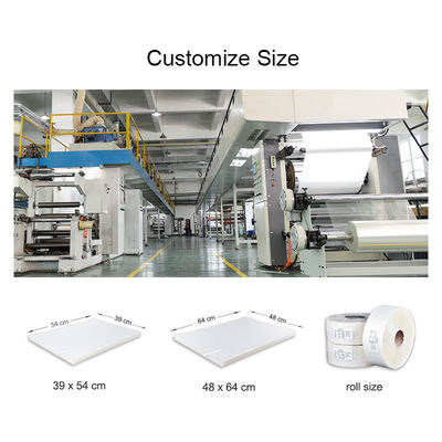 Matte Hot Peel 39*54cm 75 Mikronen PET-Auslösungsfilm für Bildschirm- und Offsetdruck
