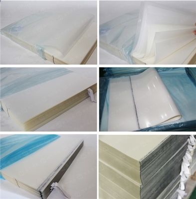 Wasserbasierte Tinte glänzende 75mic PET Kalt / Heiß Peeling Offset-Druckfilm