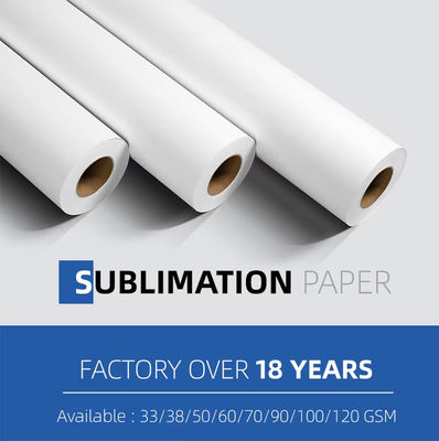 easy 33g Dauerhafte Polyester Sublimation Transfer Papier Roll Textil Wärmeübertragung Digitales Drucken
