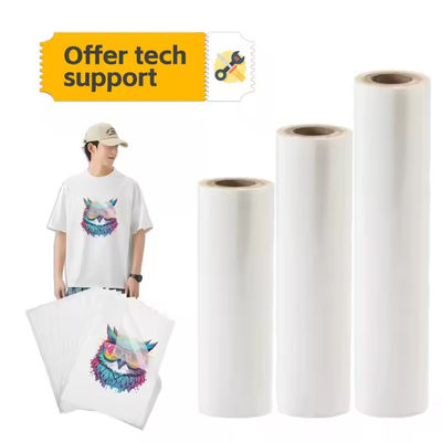60 cm Kalt/Hot/Instant Tearing DTF-Film mit einer Transfertemperatur von 130-150 °C