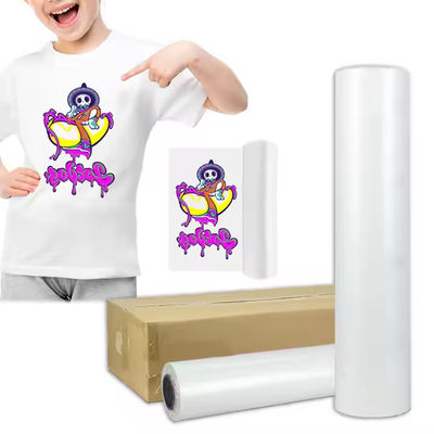 30 cm 60 cm Hot Peel Matte DTF Weißfarbenfilm für Haustiere A3 A4 Dtf Druckfilm