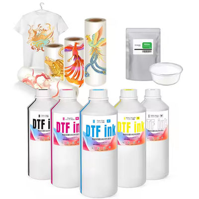 1000 ml CMYK Weiße DTF-Tinten direkt auf Film Inkjet-Druck Tinten für Refinecolor DTF-Drucker