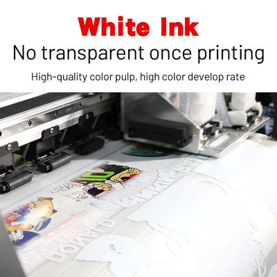 PET-Transfer-DTF-Tinte Wasserbasierte CMYK+W-Farbtinte DTF-Druckerfarben für Textilien