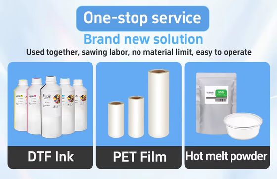 60 cm Kalt/Hot/Instant Tearing DTF-Film mit einer Transfertemperatur von 130-150 °C