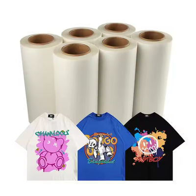 60cm*100m Roll Hot Peel Double Site Beschichtet mit kundenspezifischer Wärmeübertragung Dtf Pet Film