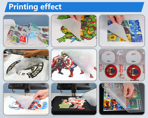 1440DPI Auflösung DTF-Drucker 2KW 12A CMYK W Druckfarbe automatisch aufnehmen