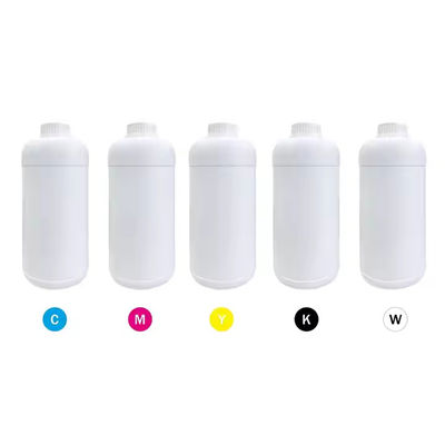 CMYK W Farben 500 ml Dtf Pigment Tinten Wärmeübertragung Druck für Wasser-basierte Drucker