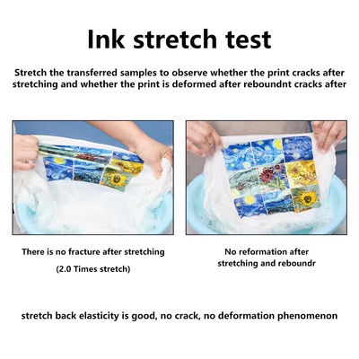 1000ML Dtf Drucker ohne Sperrdüse Dtf Pigmentfarbe CMYK+W Umweltschonend